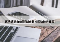 区块链湖南公司[湖南长沙区块链产业园]